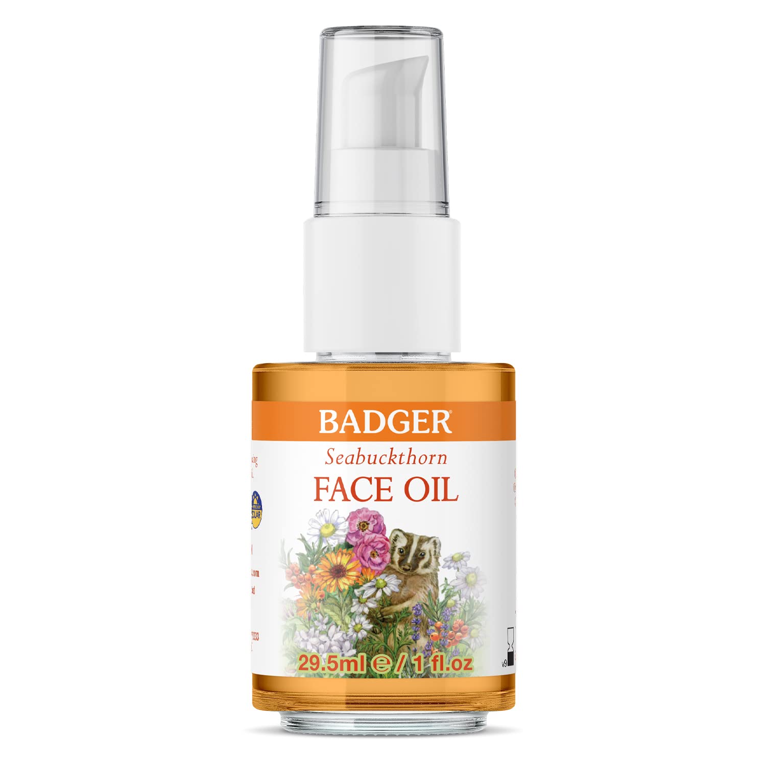 Foto 2 pulgar | Aceite Facial Badger Seabuckthorn, Hidratante Orgánico, 30 Ml - Venta Internacional.