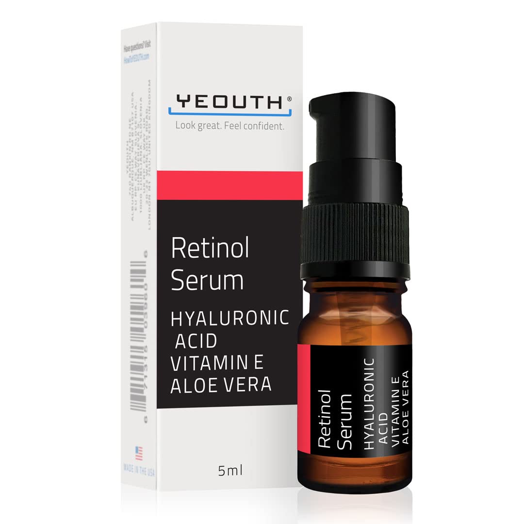 Sérum Yeouth Retinol Con Ácido Hialurónico 30 Ml Antienvejecimiento - Venta Internacional.