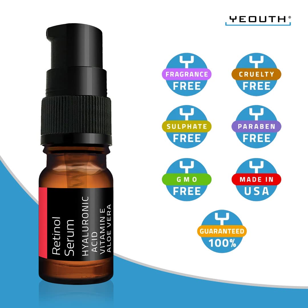 Foto 8 pulgar | Sérum Yeouth Retinol Con Ácido Hialurónico 30 Ml Antienvejecimiento - Venta Internacional.