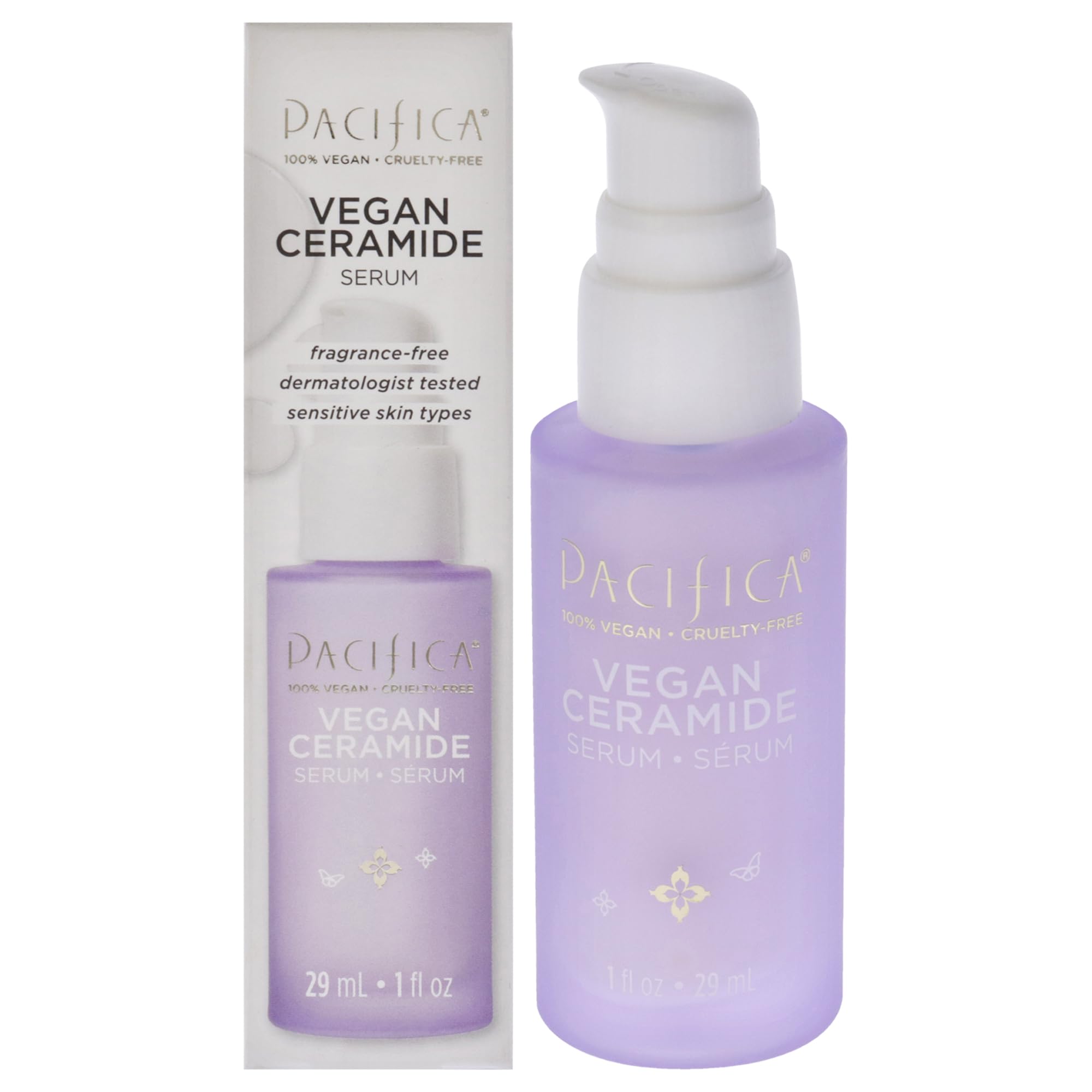 Serum Pacifica Beauty, Vegano, Ceramida Hidratante, 30 Ml - Venta Internacional.