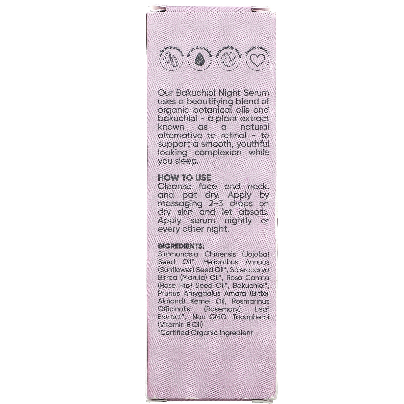 Foto 4 pulgar | Sérum Nocturno Sky Organics Youth Boost Bakuchiol 30 Ml - Venta Internacional.
