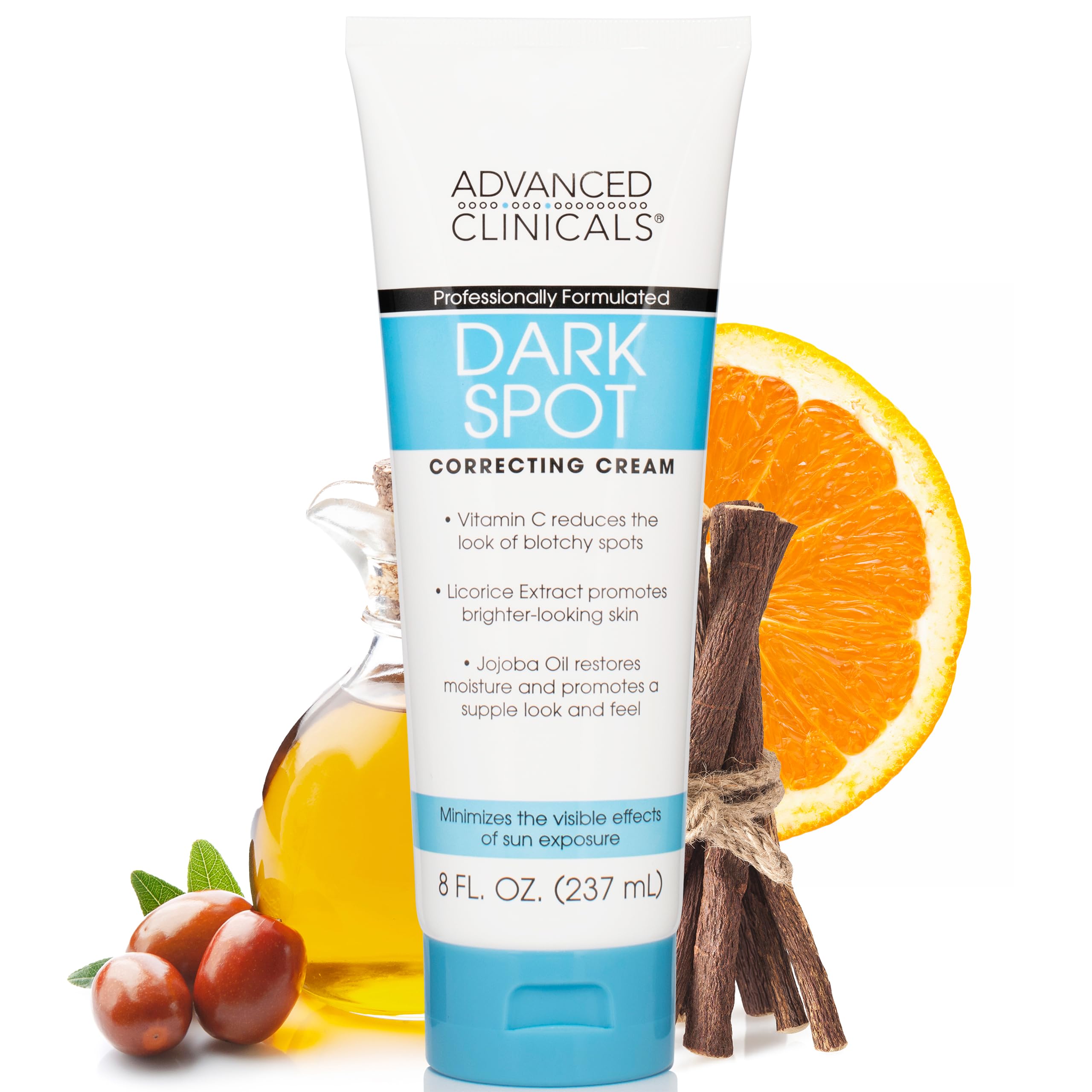 Crema Advanced Clinicals Con Vitamina C Para Manchas Oscuras, 240 Ml - Venta Internacional.