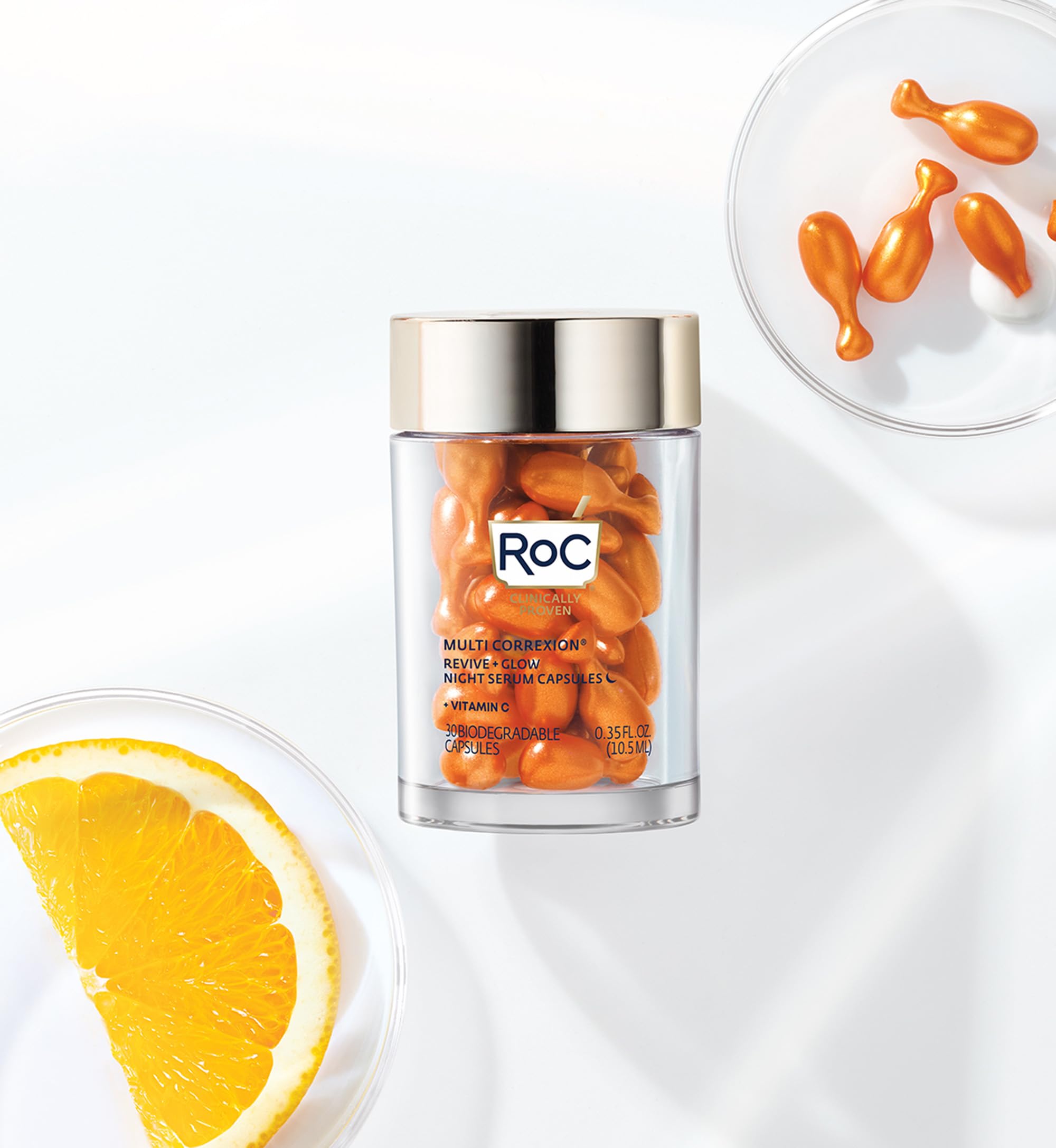 Foto 4 pulgar | Sérum Nocturno En Cápsulas Roc Multi Correxion Revive + Glow 30 Ml - Venta Internacional.