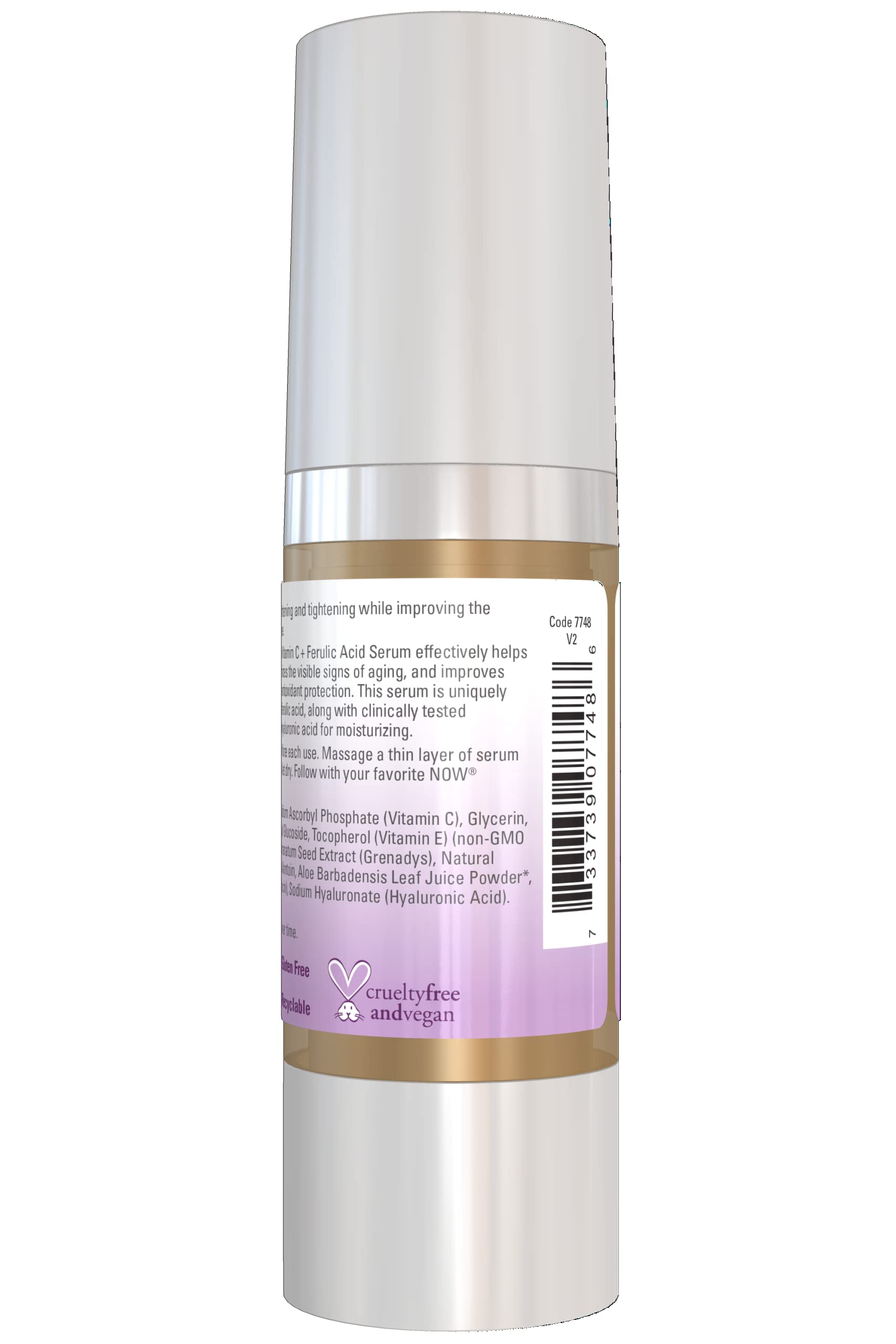Foto 3 pulgar | Serum Now Solutions Vitamina C Más Ácido Ferúlico, 30 Ml - Venta Internacional.