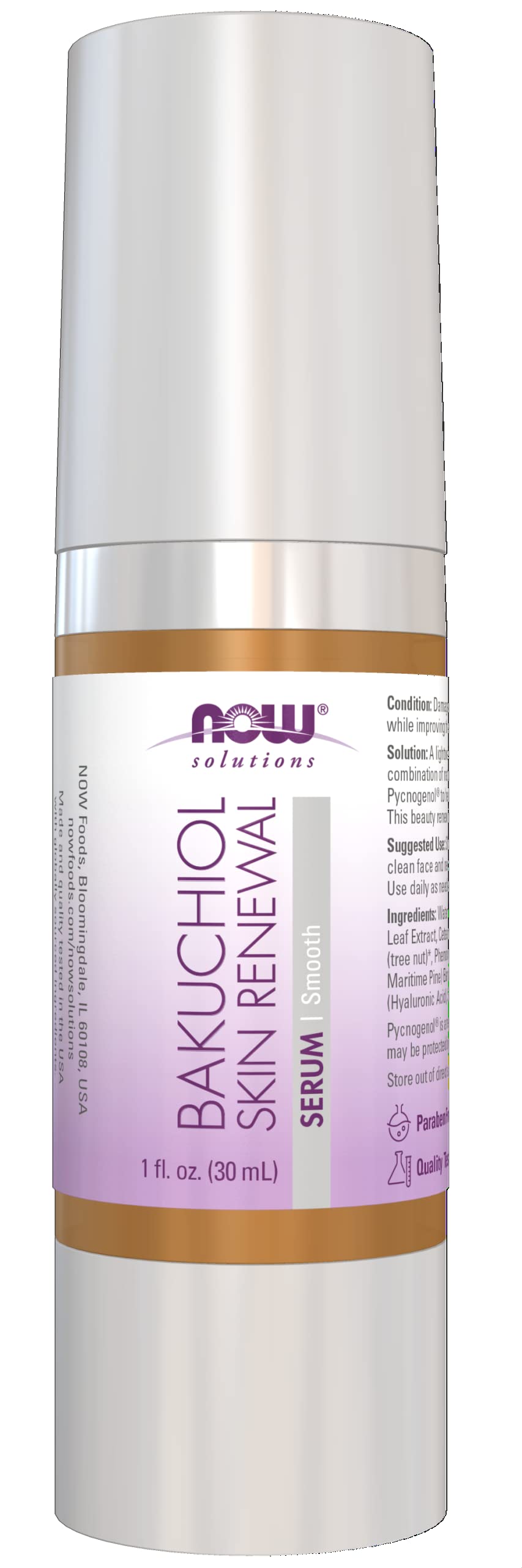 Foto 1 | Serum Now Solutions Bakuchiol Skin Renewal, 30 Ml - Venta Internacional.