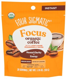 Foto 1 | Café Four Sigmatic Focus Organic Instant 50 Ml - Venta Internacional.