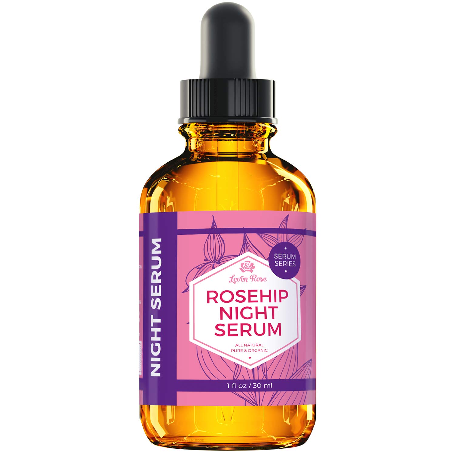 Foto 3 pulgar | Sérum Facial Nocturno Leven, Aceite De Rosa Mosqueta, 30 Ml, Para Piel Seca - Venta Internacional.
