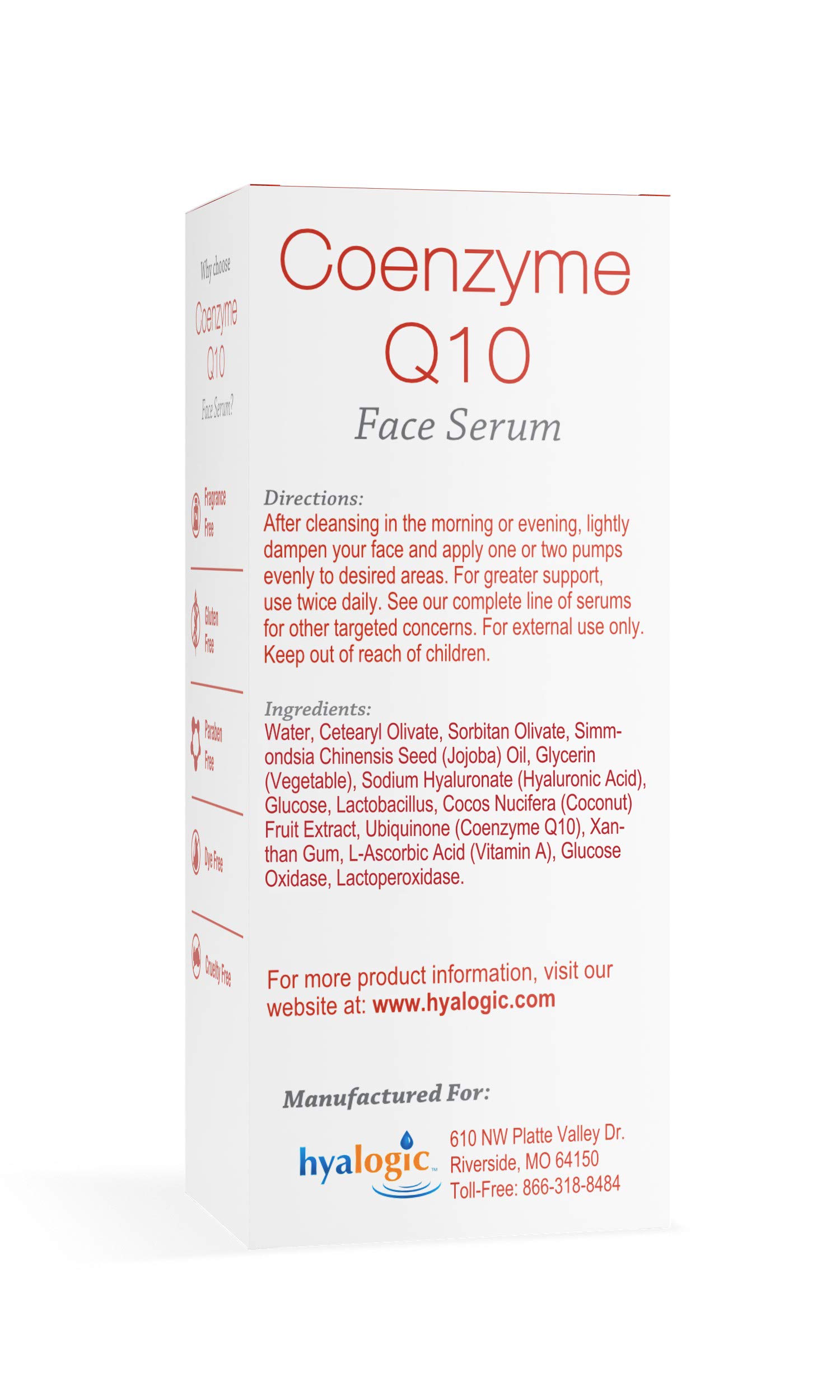Foto 3 pulgar | Sérum Facial Hyalogic Episilk Coenzyme Q10 Con Ácido Hialurónico - Venta Internacional.