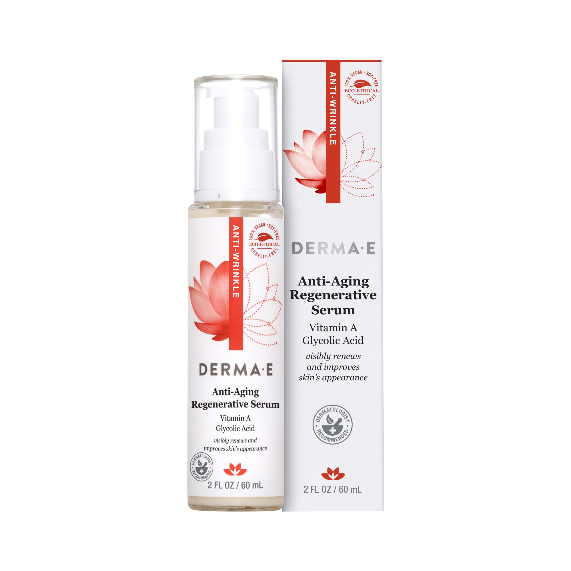Foto 2 pulgar | Sérum Regenerador Antiedad Derma E 60 Ml Con Ácido Glicólico - Venta Internacional