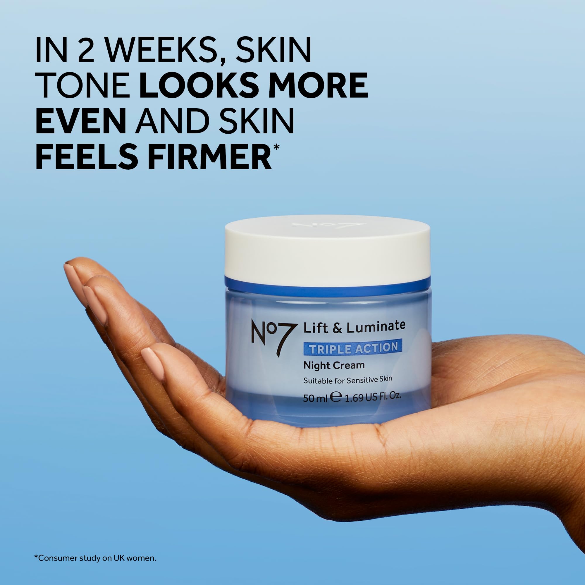 Foto 5 pulgar | Crema De Noche No7 Lift & Luminate Triple Action 50 Ml - Venta Internacional.