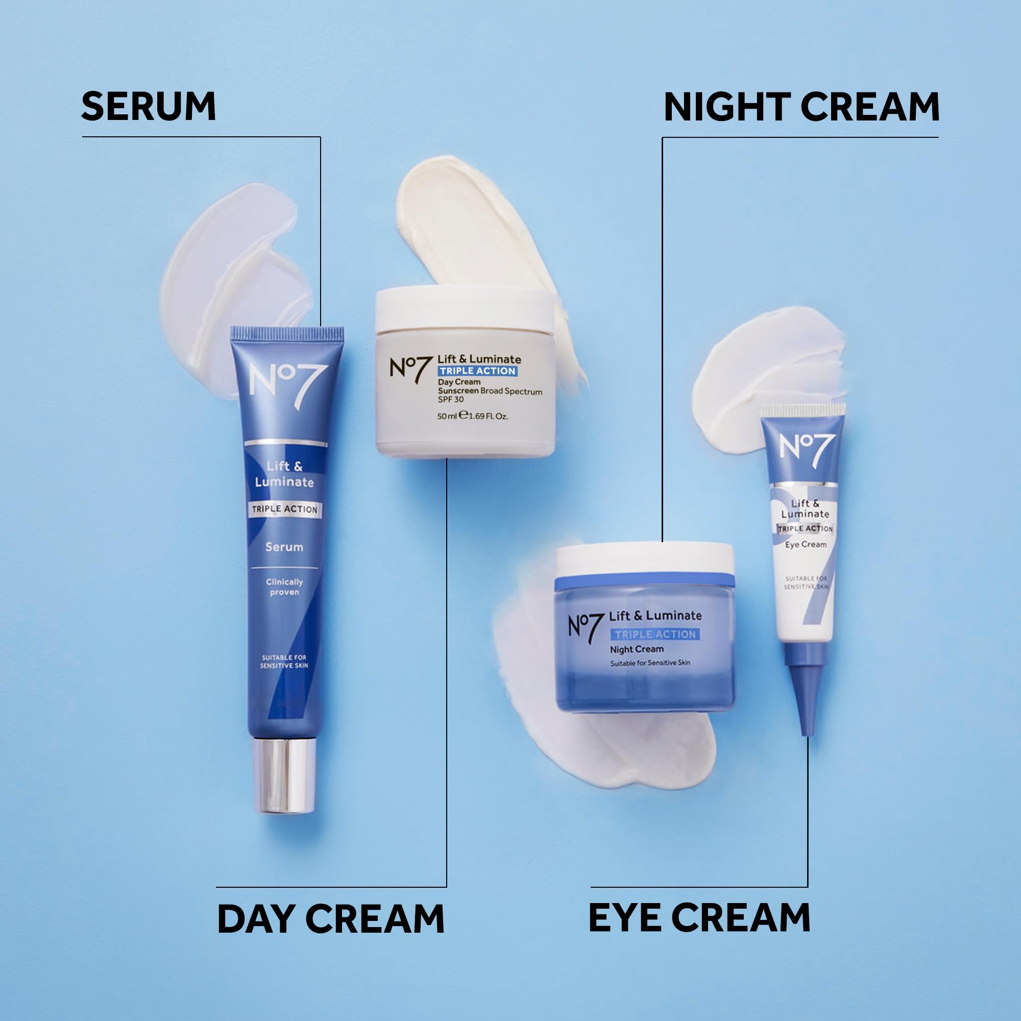 Foto 8 pulgar | Crema De Noche No7 Lift & Luminate Triple Action 50 Ml - Venta Internacional.