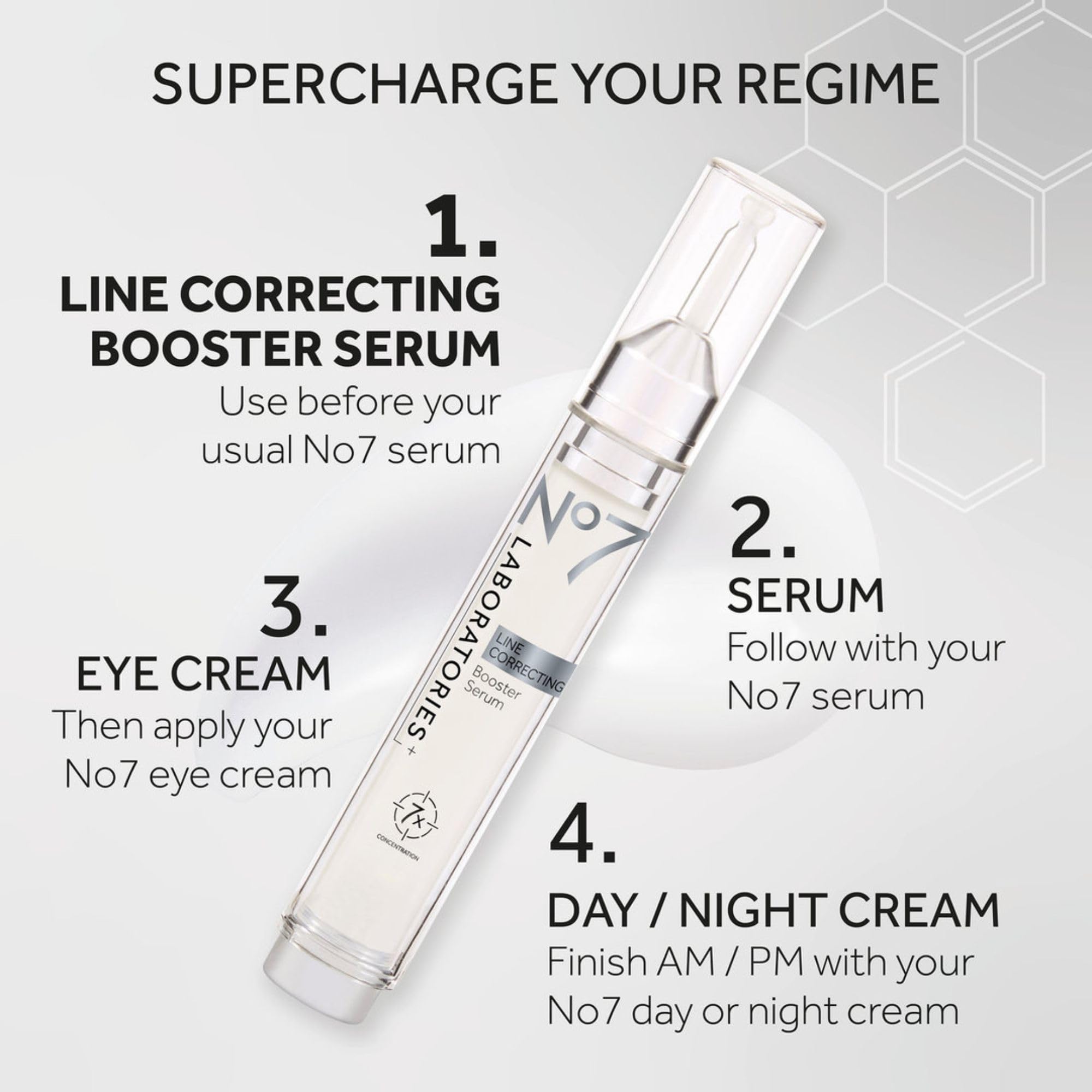 Foto 7 pulgar | Potenciador Corrector Serum No7 Laboratories Line  25 Ml - Venta Internacional.