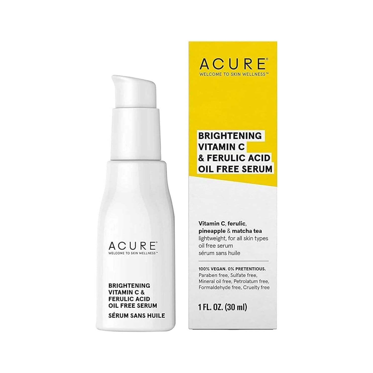 Foto 1 | Sérum Aclarador Facial Acure con Vitamina C y Ácido Ferúlico 30 ml - Venta Internacional