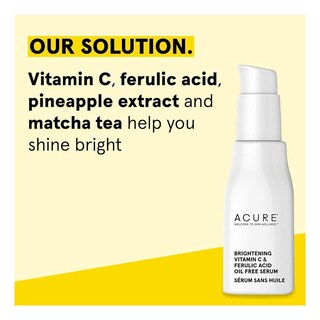 Foto 4 | Sérum Aclarador Facial Acure con Vitamina C y Ácido Ferúlico 30 ml - Venta Internacional