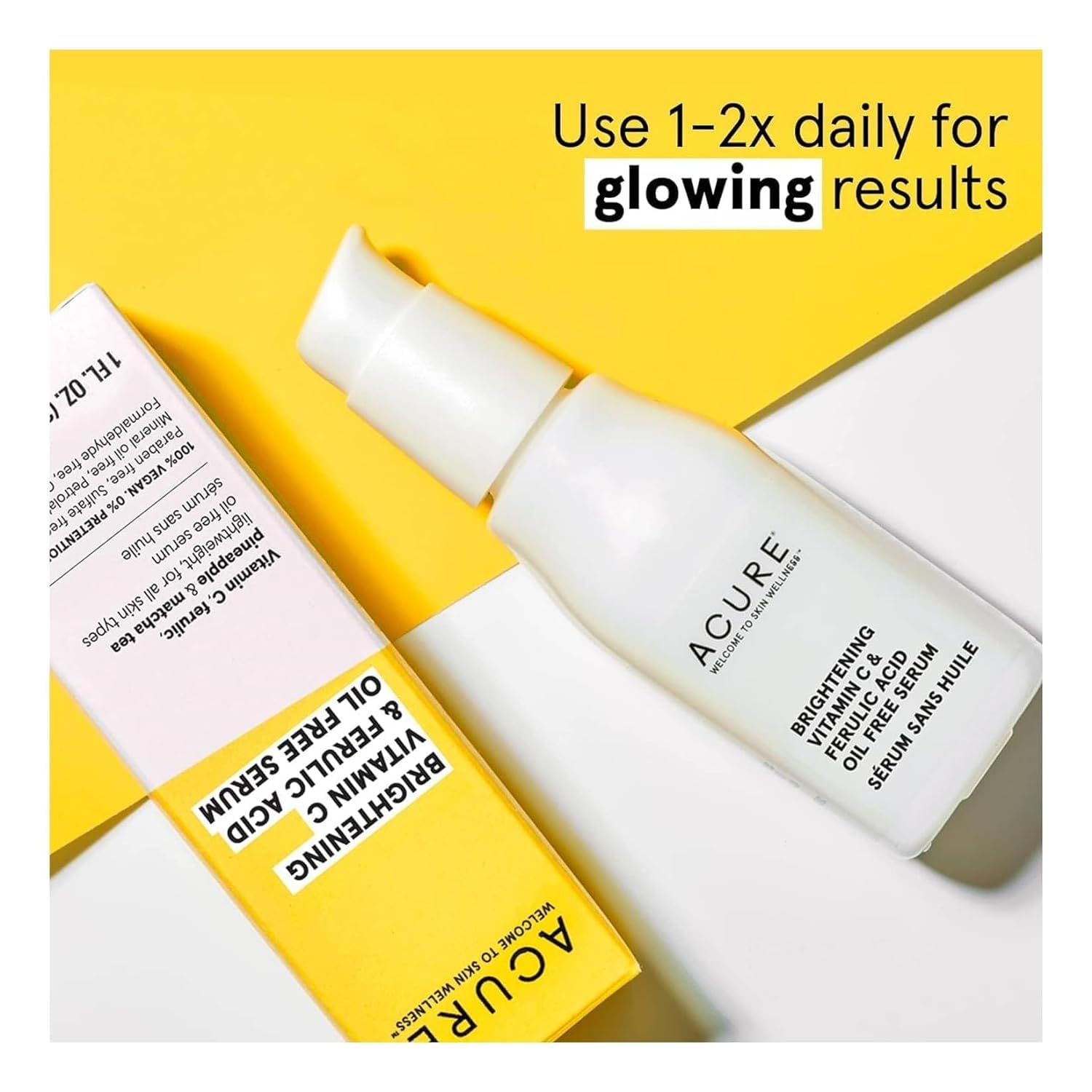 Foto 5 | Sérum Aclarador Facial Acure con Vitamina C y Ácido Ferúlico 30 ml - Venta Internacional