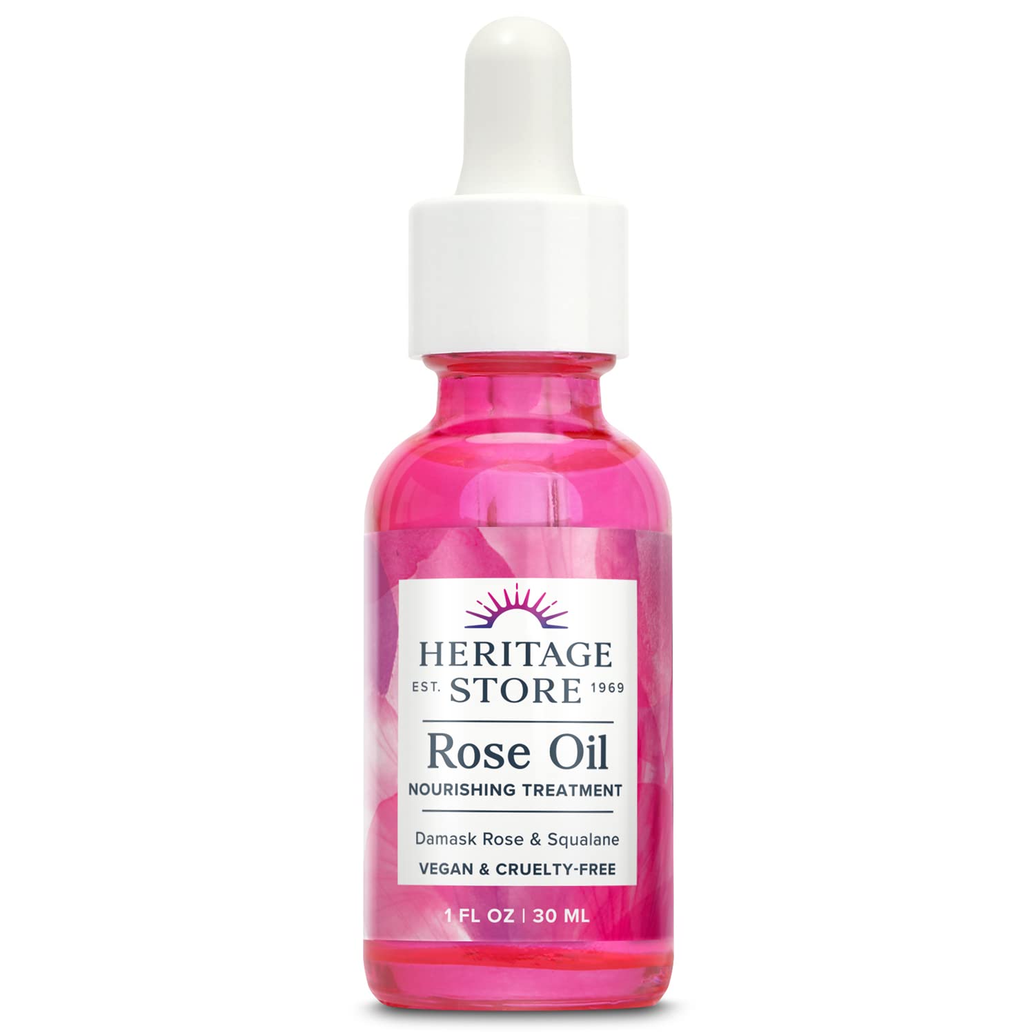 Sérum Facial Heritage Store Aceite De Rosa Nutritivo 30 Ml Vegano - Venta Internacional.