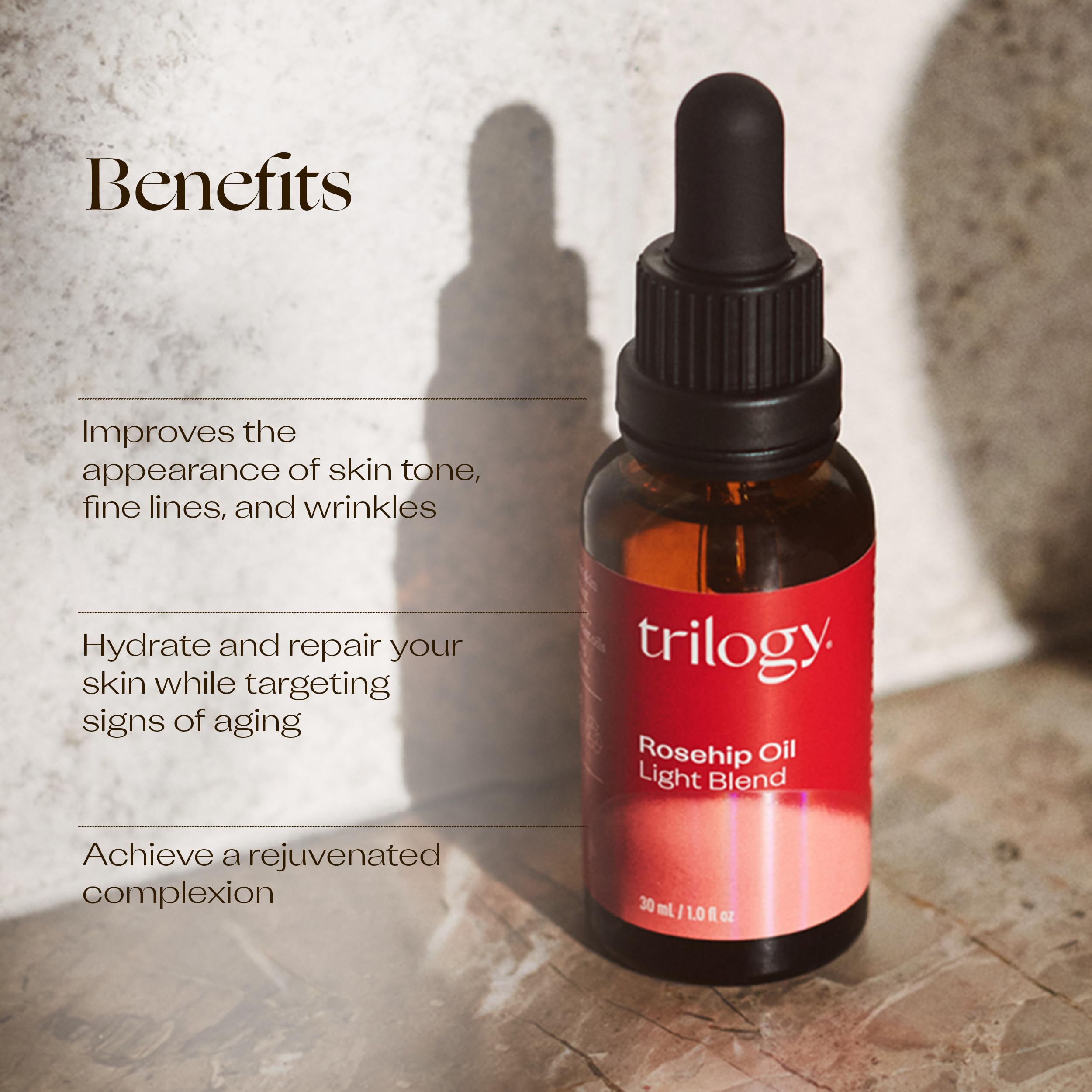 Foto 4 pulgar | Beauty Oil Trilogy  Mezcla Ligera De Aceite De Rosa Mosqueta  30 Ml - Venta Internacional.