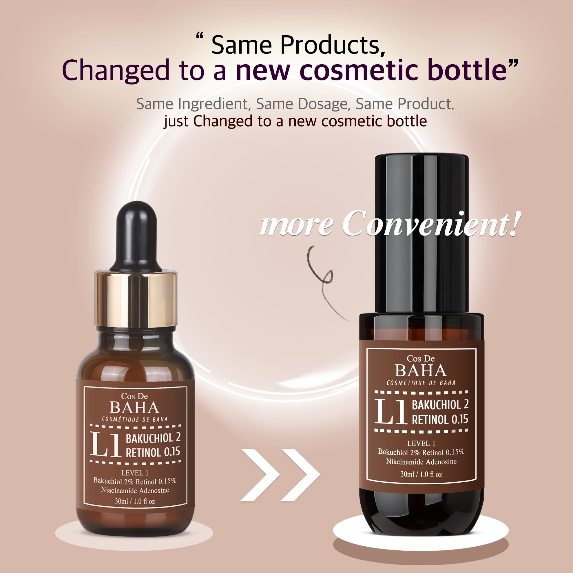 Foto 2 | Sérum Facial Cos De Baha Retinol 0 15% Bakuchiol 2% 30 Ml - Venta Internacional.