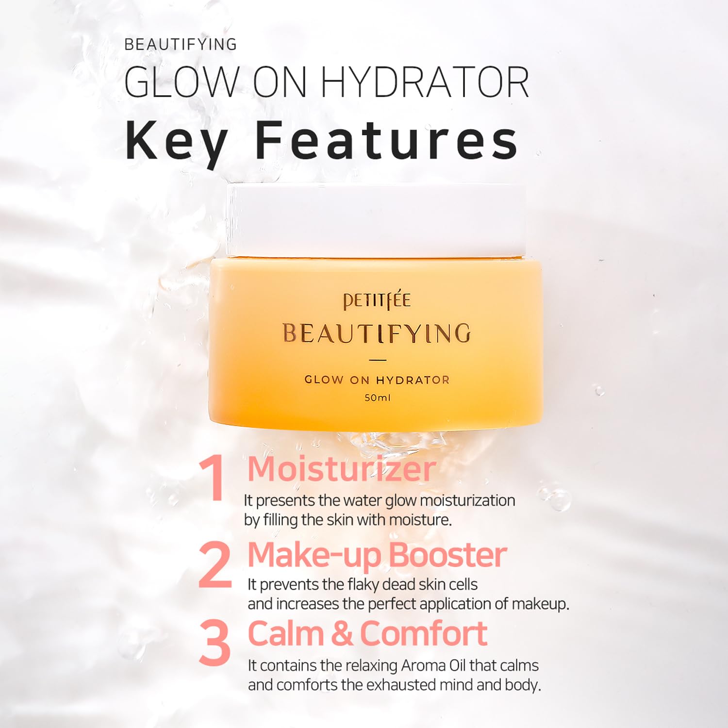 Foto 4 pulgar | Hidratante Petitfee Beautifying Glow On Hydrator  50 Ml - Venta Internacional.