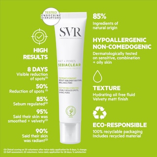 Foto 5 | Crema Svr Sebiaclear Mat+pores Reguladora De Sebo 40 Ml - Venta Internacional.
