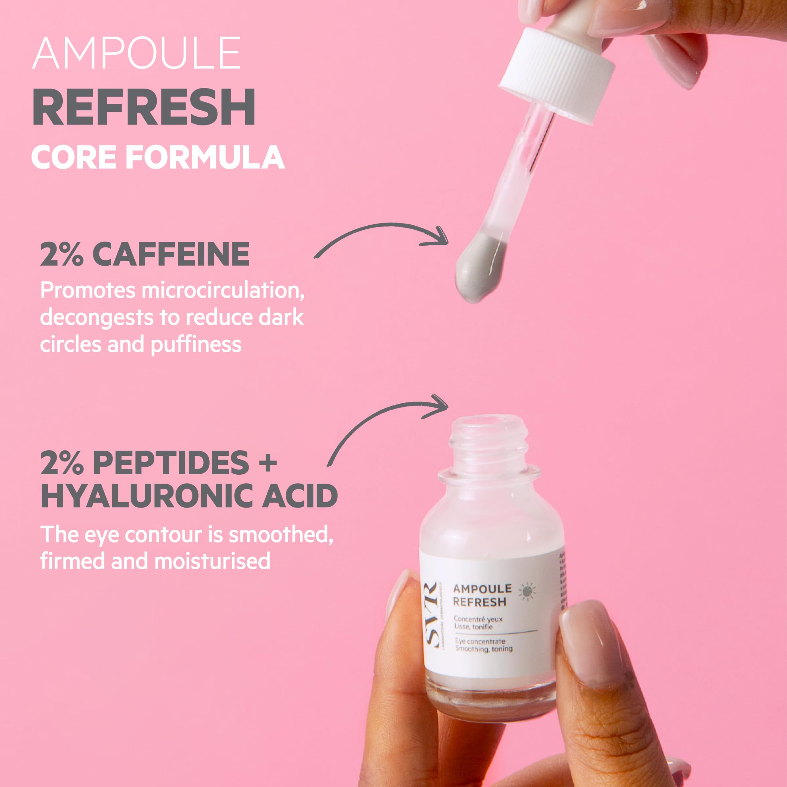 Foto 5 pulgar | Sérum Para Ojos Svr Refresh Concentrate Con Ácido Hialurónico 15 Ml - Venta Internacional.