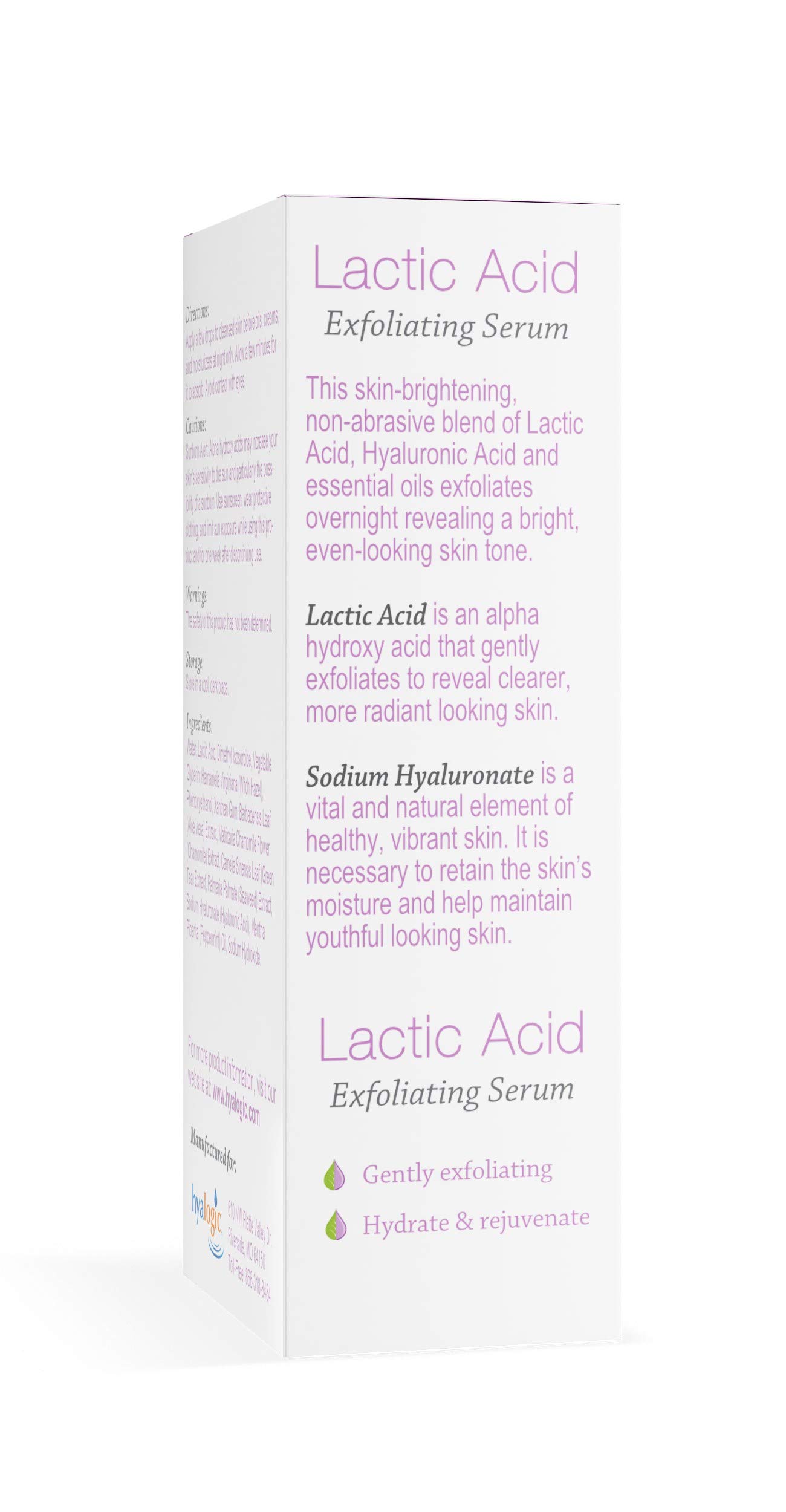 Foto 4 pulgar | Sérum De Ácido Láctico Hyalogic 10% Con Ácido Hialurónico 30 Ml - Venta Internacional.