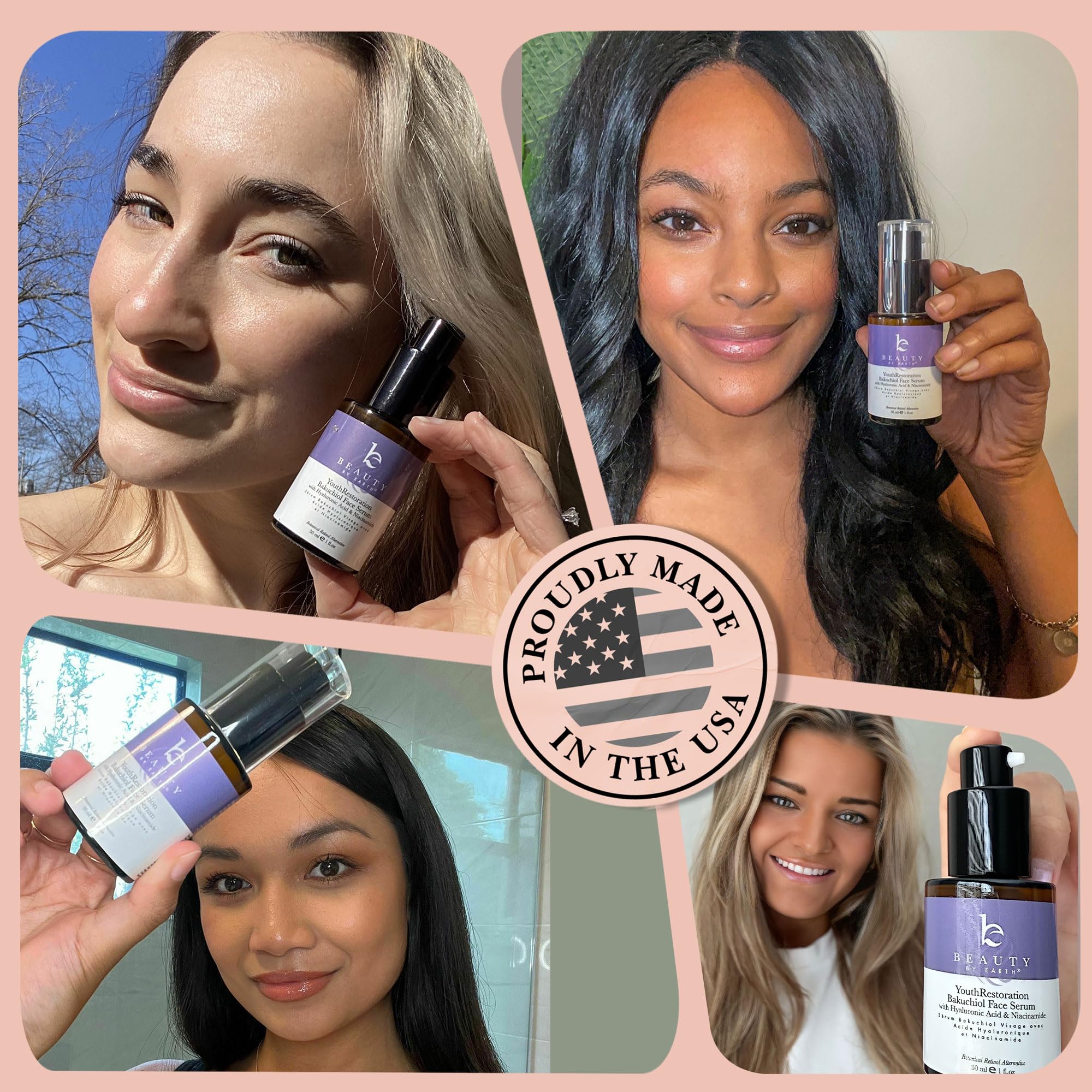 Foto 5 pulgar | Sérum Facial Beauty By Earth Bakuchiol Con Ácido Hialurónico 30 Ml - Venta Internacional.