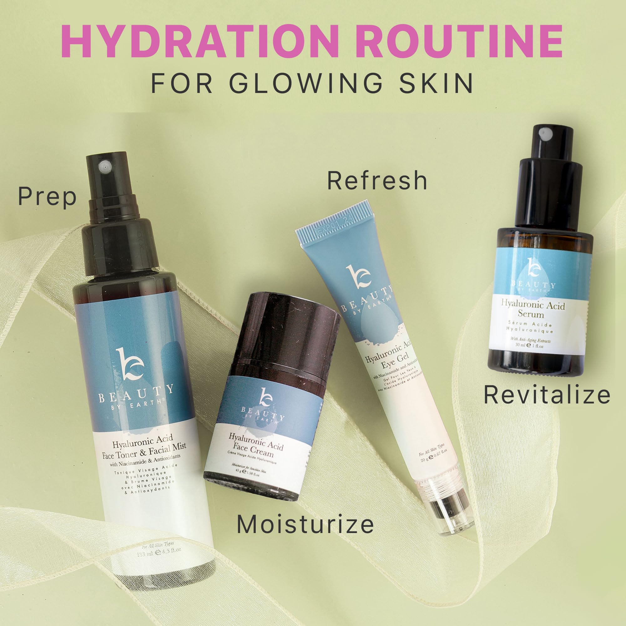 Foto 7 | Hidratante Beauty By Earth Con Ácido Hialurónico Para Rostro - Venta Internacional.