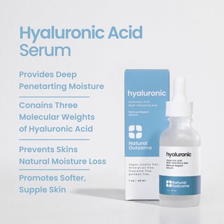 Foto 2 | Sérum Natural Outcome De Ácido Hialurónico 30 Ml - Venta Internacional