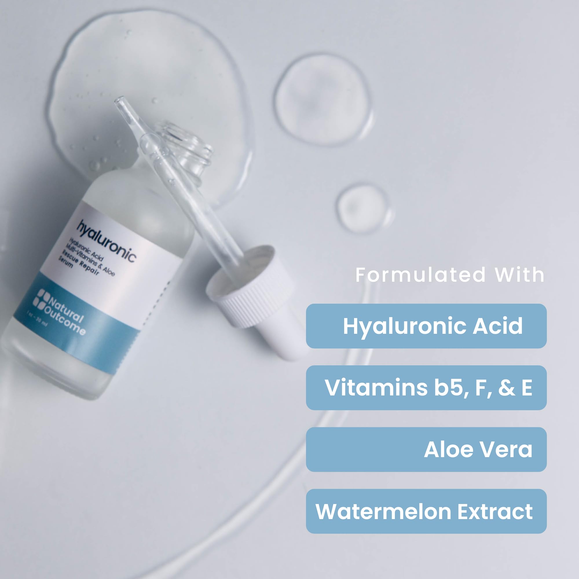Foto 3 | Sérum Natural Outcome De Ácido Hialurónico  30 Ml - Venta Internacional