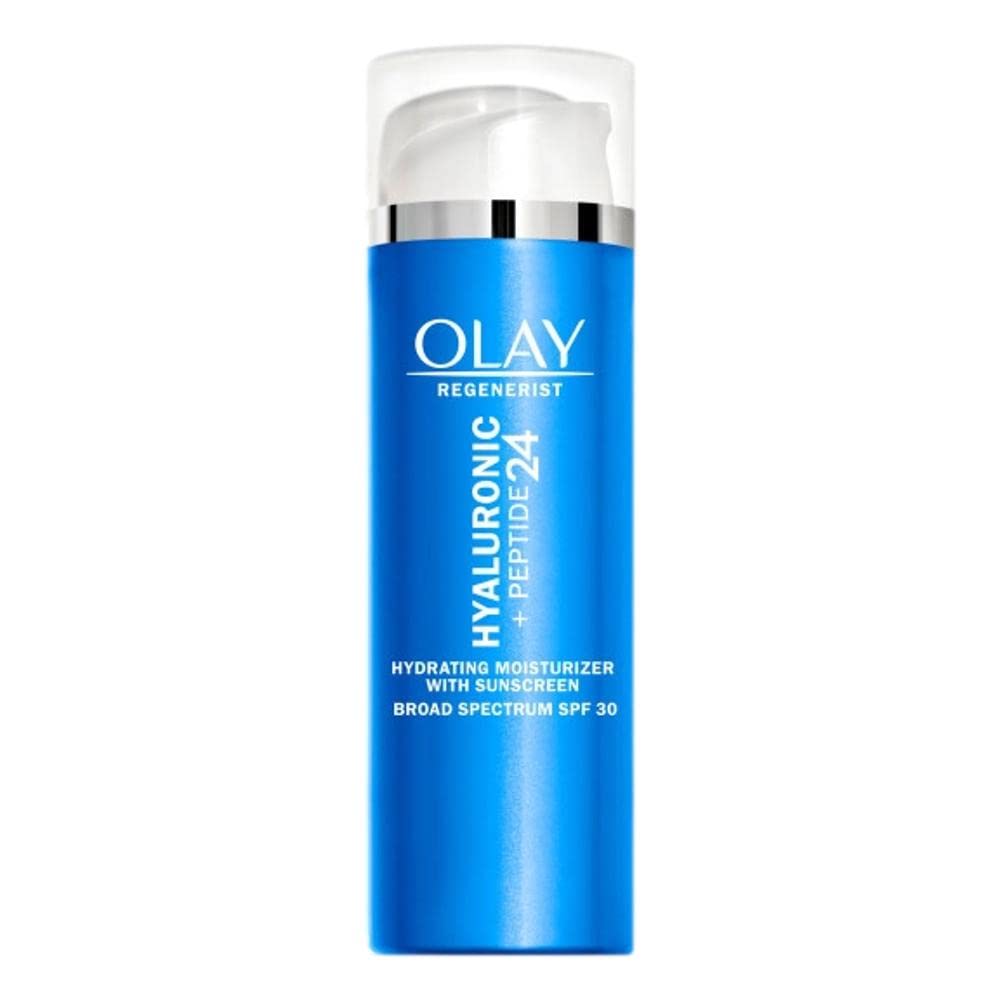 Crema Hidratante Olay Regenerist Hyaluronic + Peptide 24 Spf30 50 Ml - Venta Internacional.