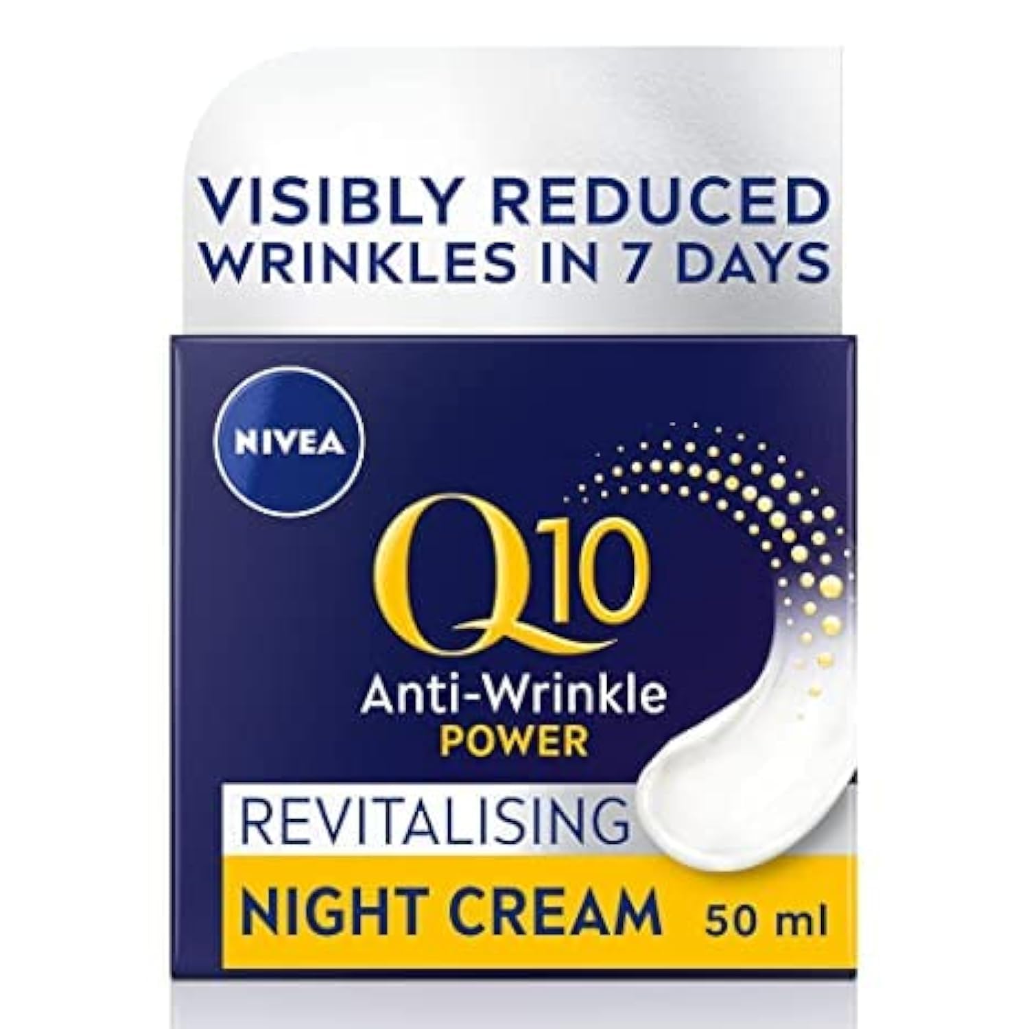Crema De Cuidado Nocturno Nivea Q10 Plus Antiarrugas 50 Ml (x2) - Venta Internacional.