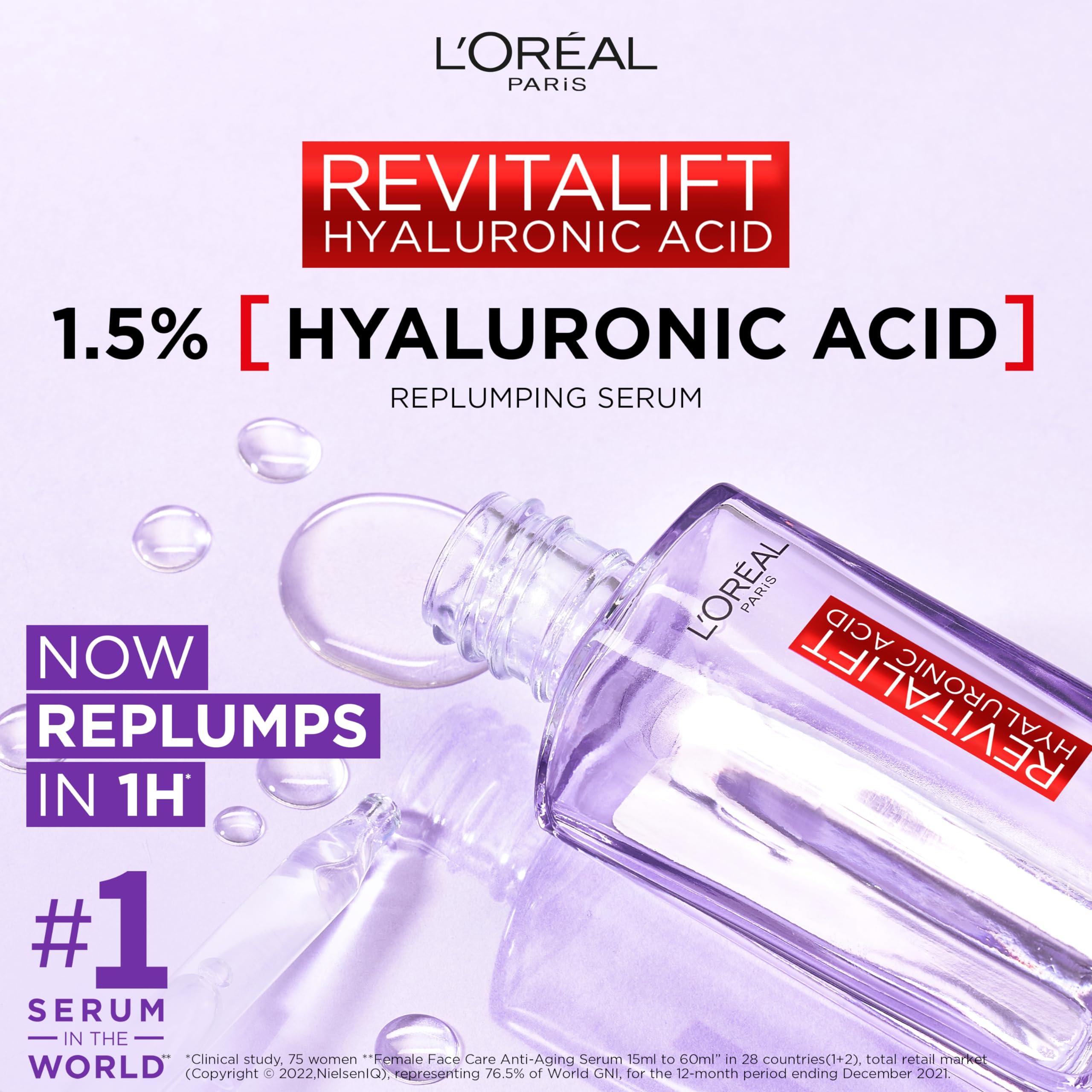 Foto 3 pulgar | Sérum L'oreal Paris Revitalift Filler Con Ácido Hialurónico 1 5% - Venta Internacional.
