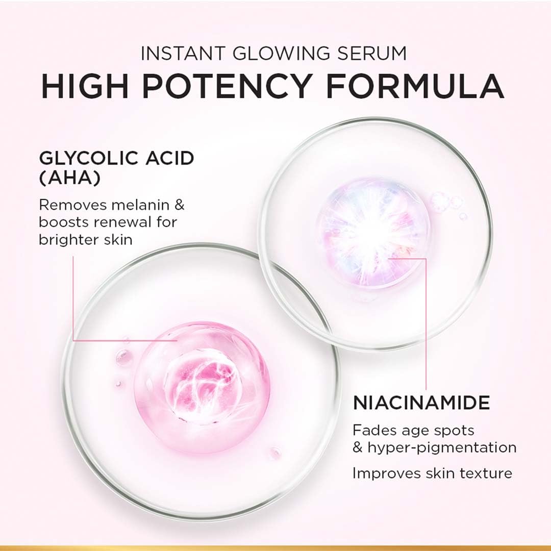 Foto 5 pulgar | Sérum L'oreal Paris Brightening 1% Ácido Glicólico 2% Niacinamida - Venta Internacional.