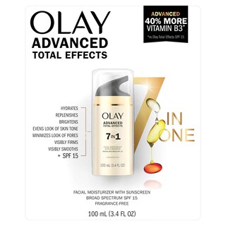 Foto 2 | Crema Hidratante Olay Advanced Total Effects Spf15 100 Ml - Venta Internacional.