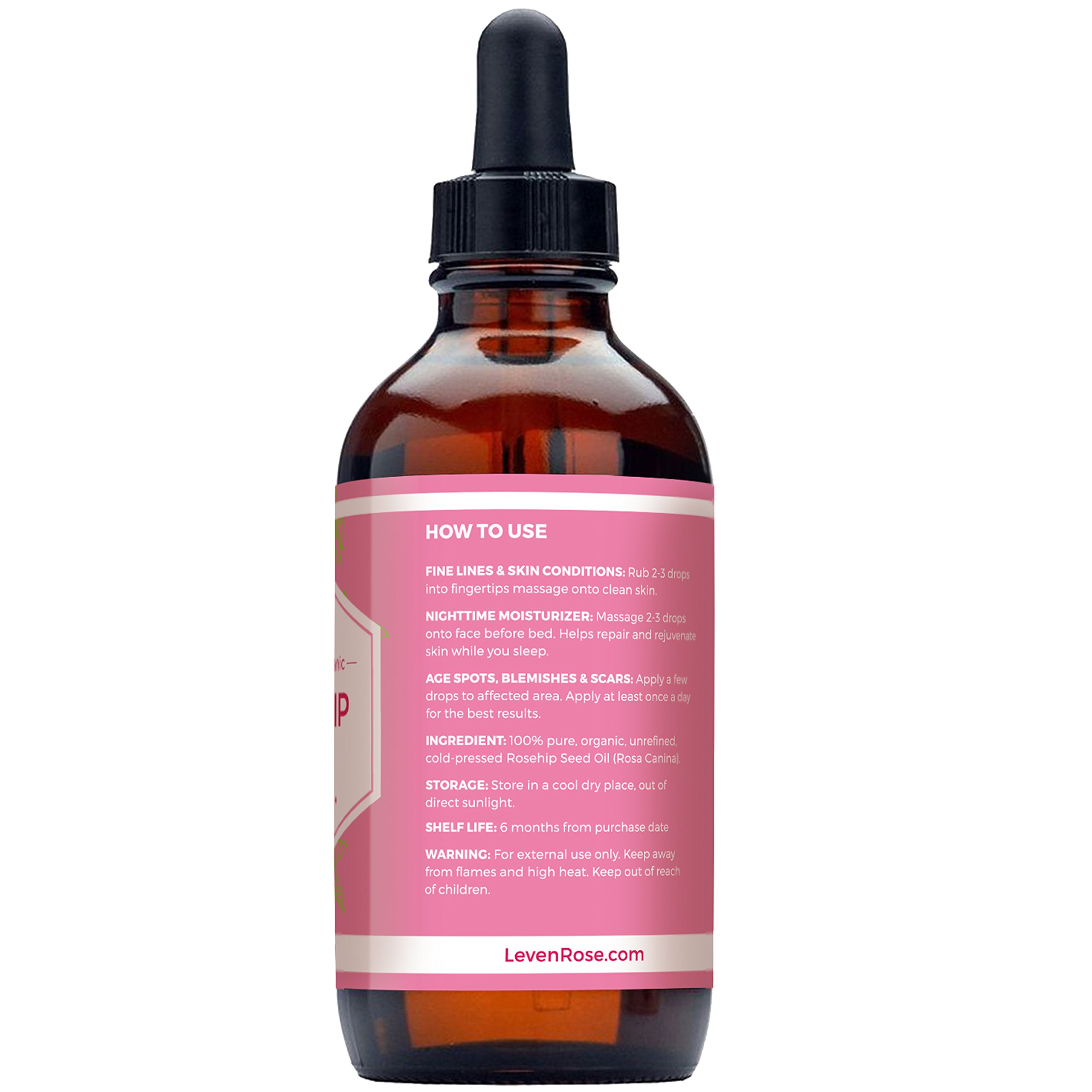 Foto 4 pulgar | Aceite Facial y Corporal Leven Rose 118 ml - Venta Internacional