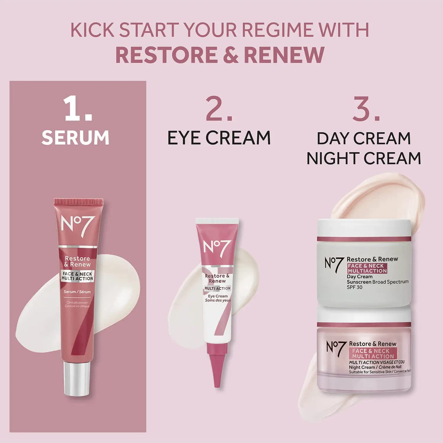 Foto 6 pulgar | Sérum No7 Restore & Renew Para Rostro Y Cuello  Antienvejecimiento  75 Ml - Venta Internacional.