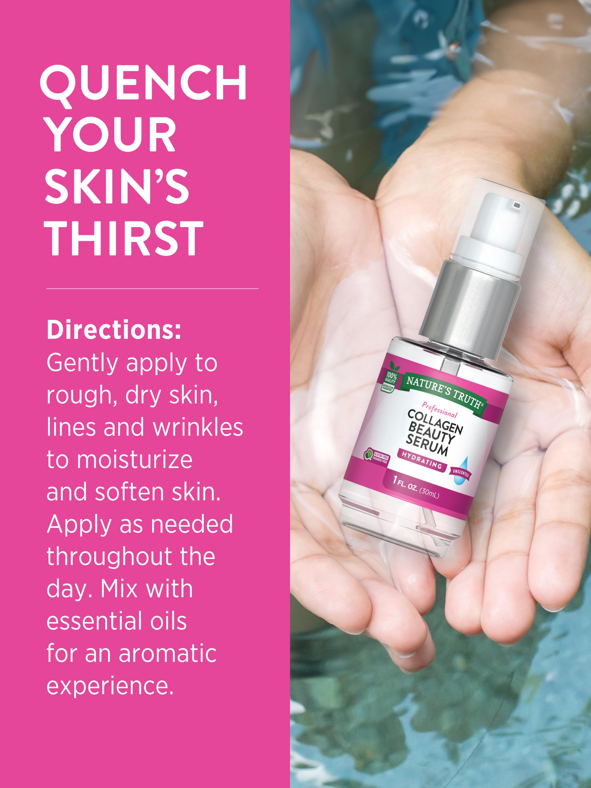 Foto 2 | Sérum De Belleza Con Colágeno Nature's Truth 30 Ml Para La Piel - Venta Internacional.