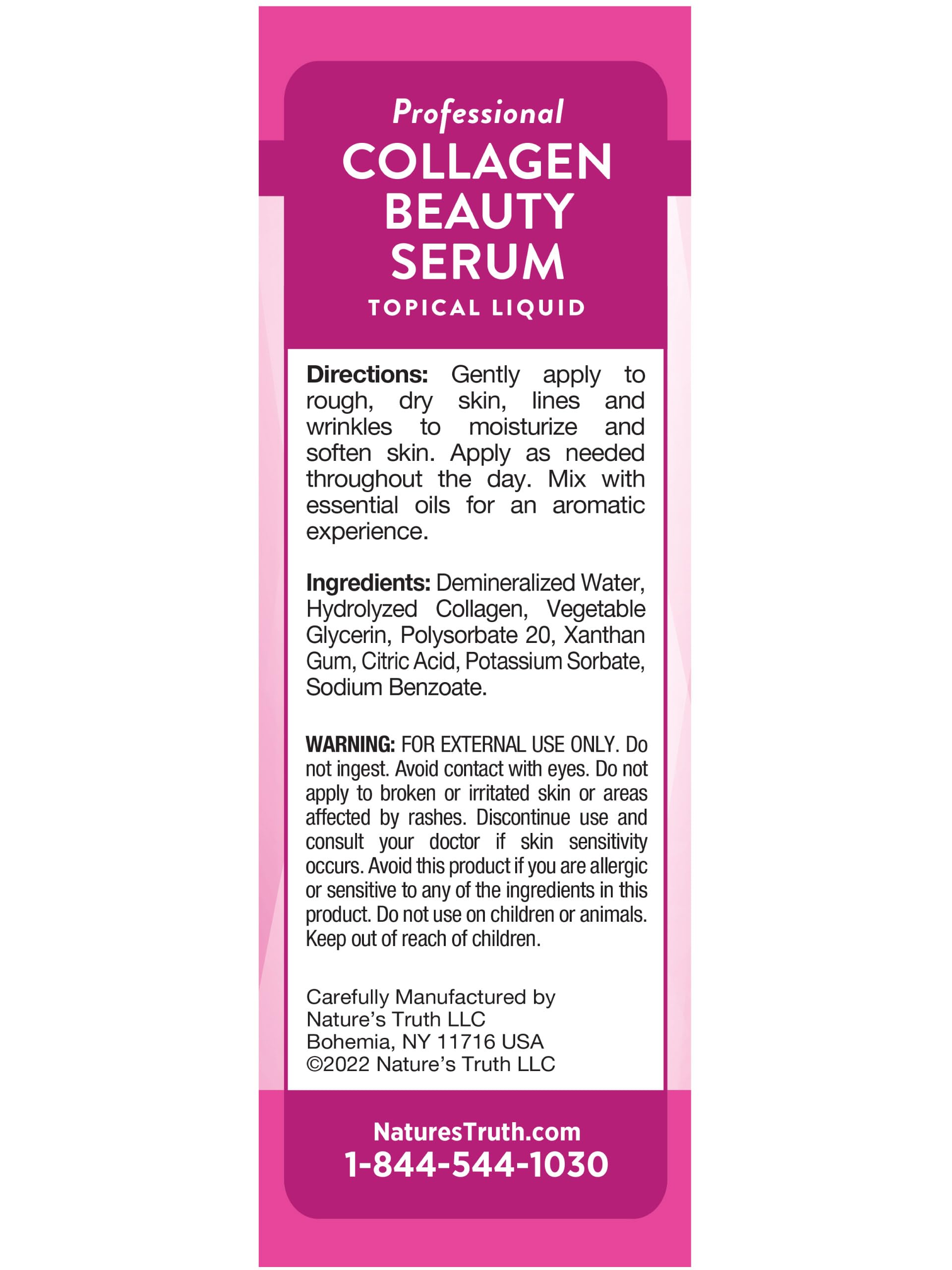 Foto 7 pulgar | Sérum De Belleza Con Colágeno Nature's Truth 30 Ml Para La Piel - Venta Internacional.