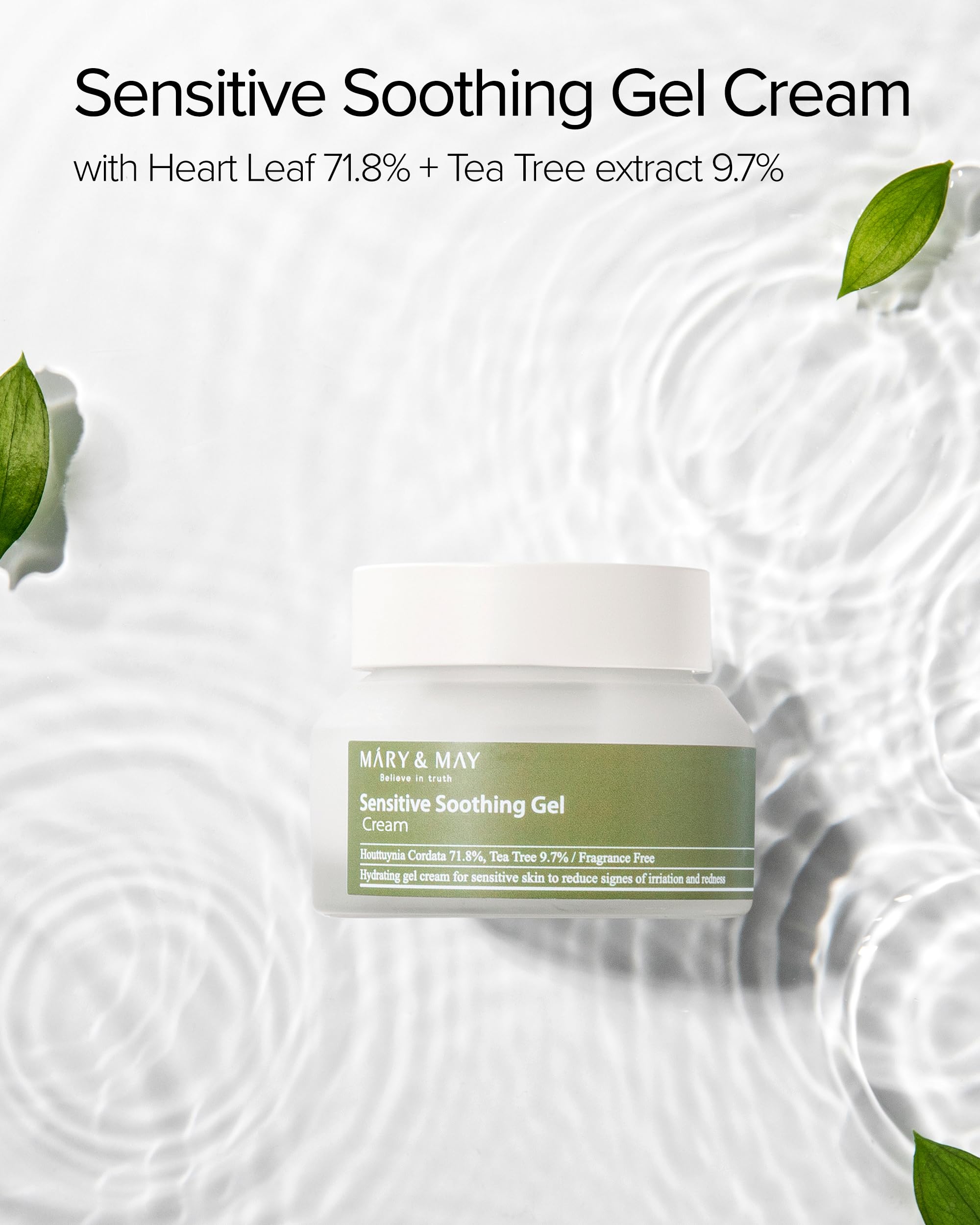 Foto 2 | Crema Facial Mary&may  Gel Calmante Para Sensibilidad  75 Ml  Con Árbol De Té - Venta Internacional.