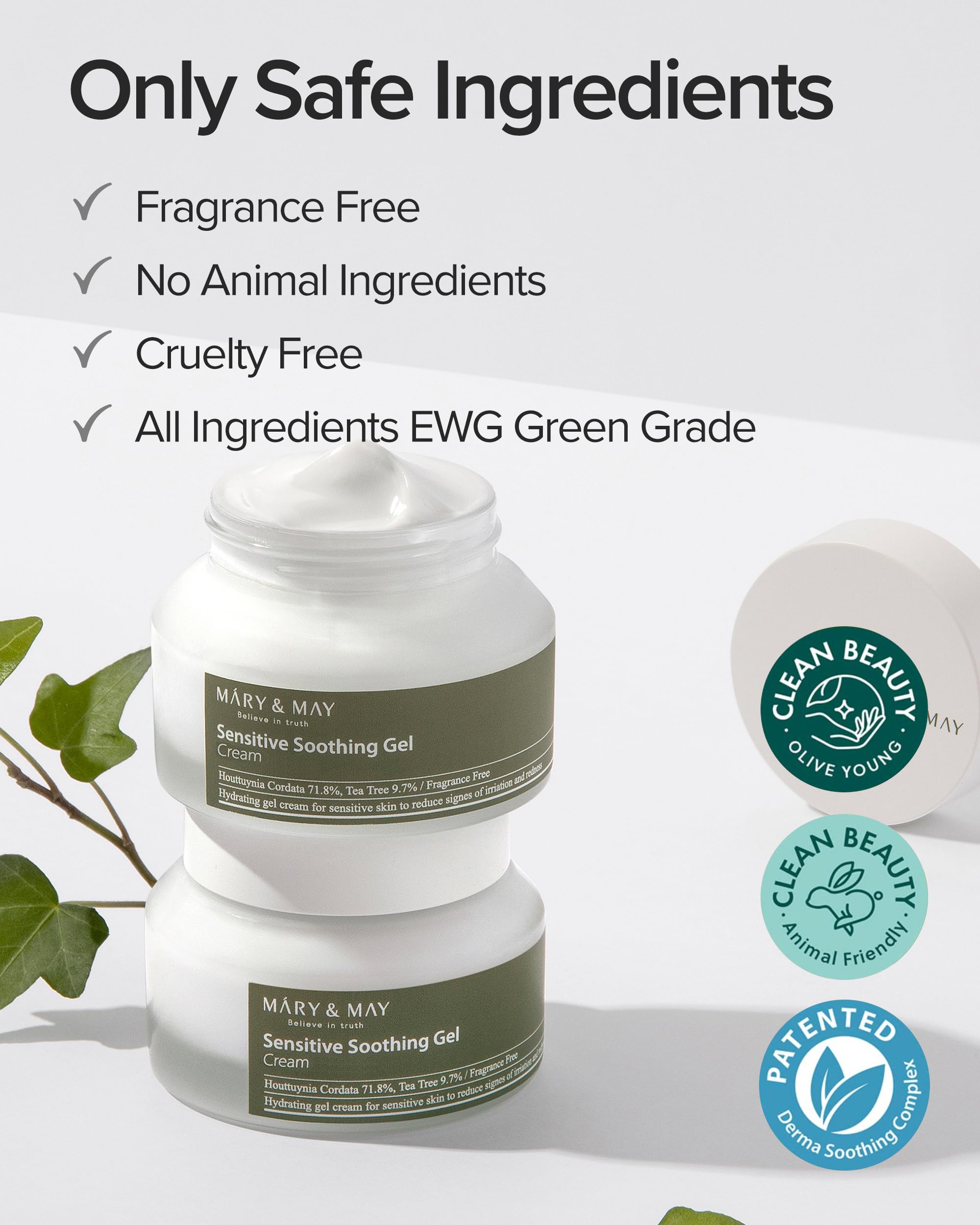 Foto 5 | Crema Facial Mary&may  Gel Calmante Para Sensibilidad  75 Ml  Con Árbol De Té - Venta Internacional.