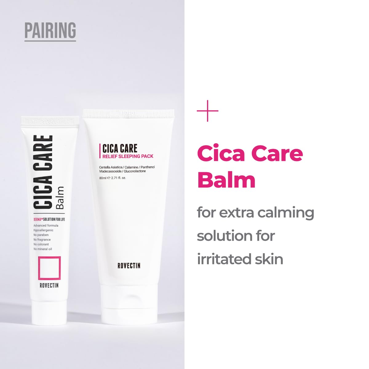 Foto 6 | Paquete Para Dormir Rovectin Cica Care Relief Con Centella Asiática 80 Ml - Venta Internacional.