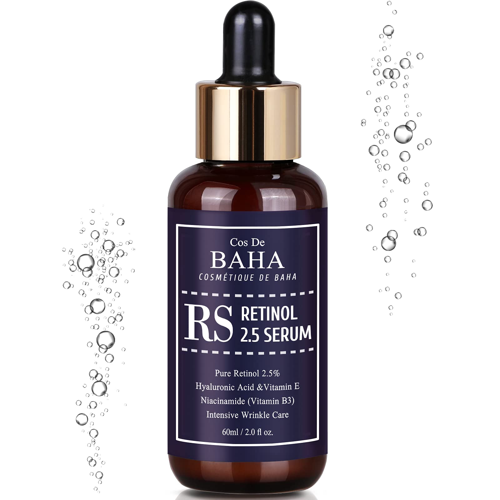 Foto 7 pulgar | Serum Cos De Baha  Solución De Retinol Al 2 5% Con Vitamina E  60 Ml - Venta Internacional.