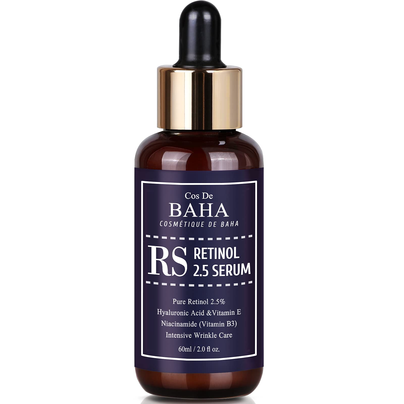 Foto 8 pulgar | Serum Cos De Baha  Solución De Retinol Al 2 5% Con Vitamina E  60 Ml - Venta Internacional.