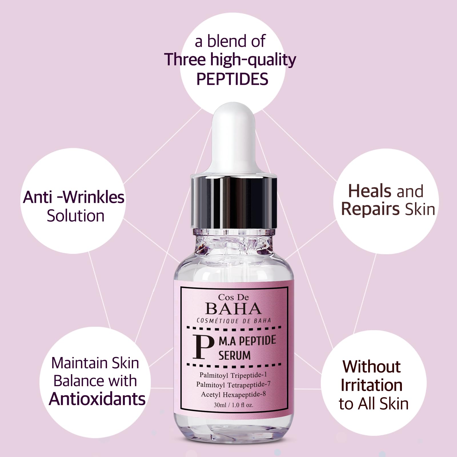 Foto 3 | Sérum Facial Cos De Baha M.a Peptide Con Matrixyl 3000 Y Argireline - Venta Internacional.