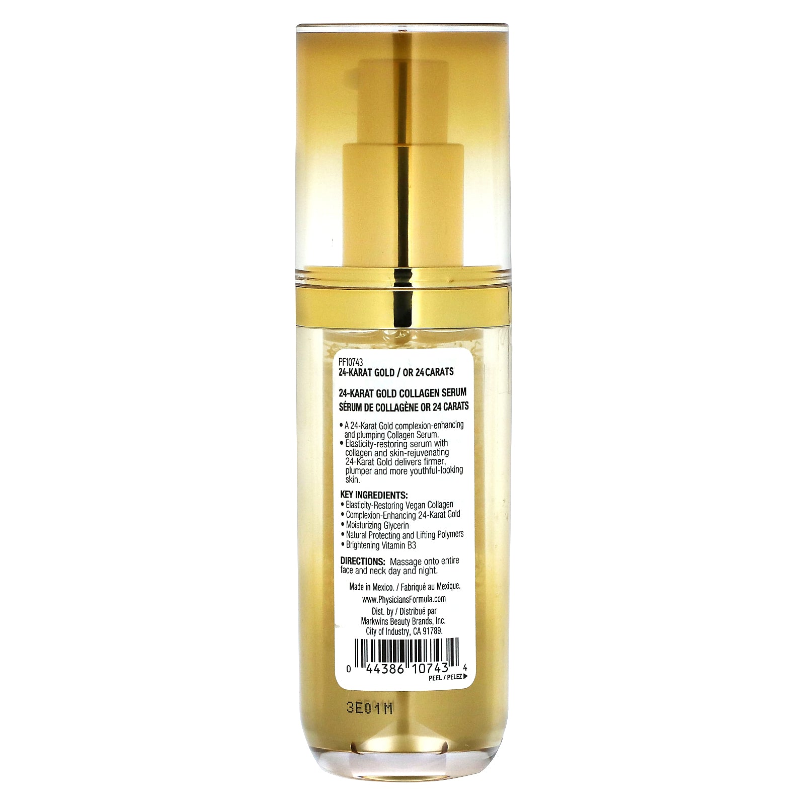 Foto 3 | Serum Physicians Formula  Colágeno Dorado De 24 Quilates  30 Ml - Venta Internacional.