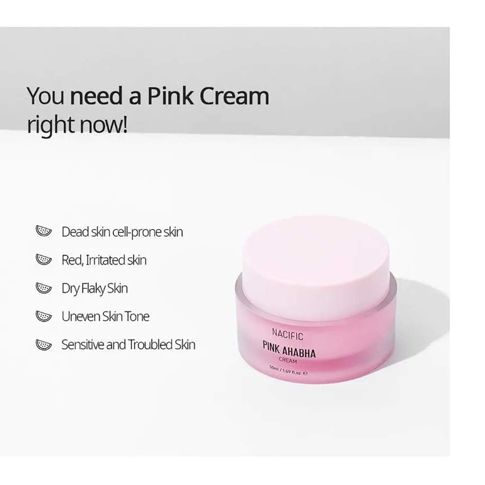 Foto 3 | Crema Facial Nacific Pink Aha Bha 50 Ml Con Extracto De Sandía - Venta Internacional.