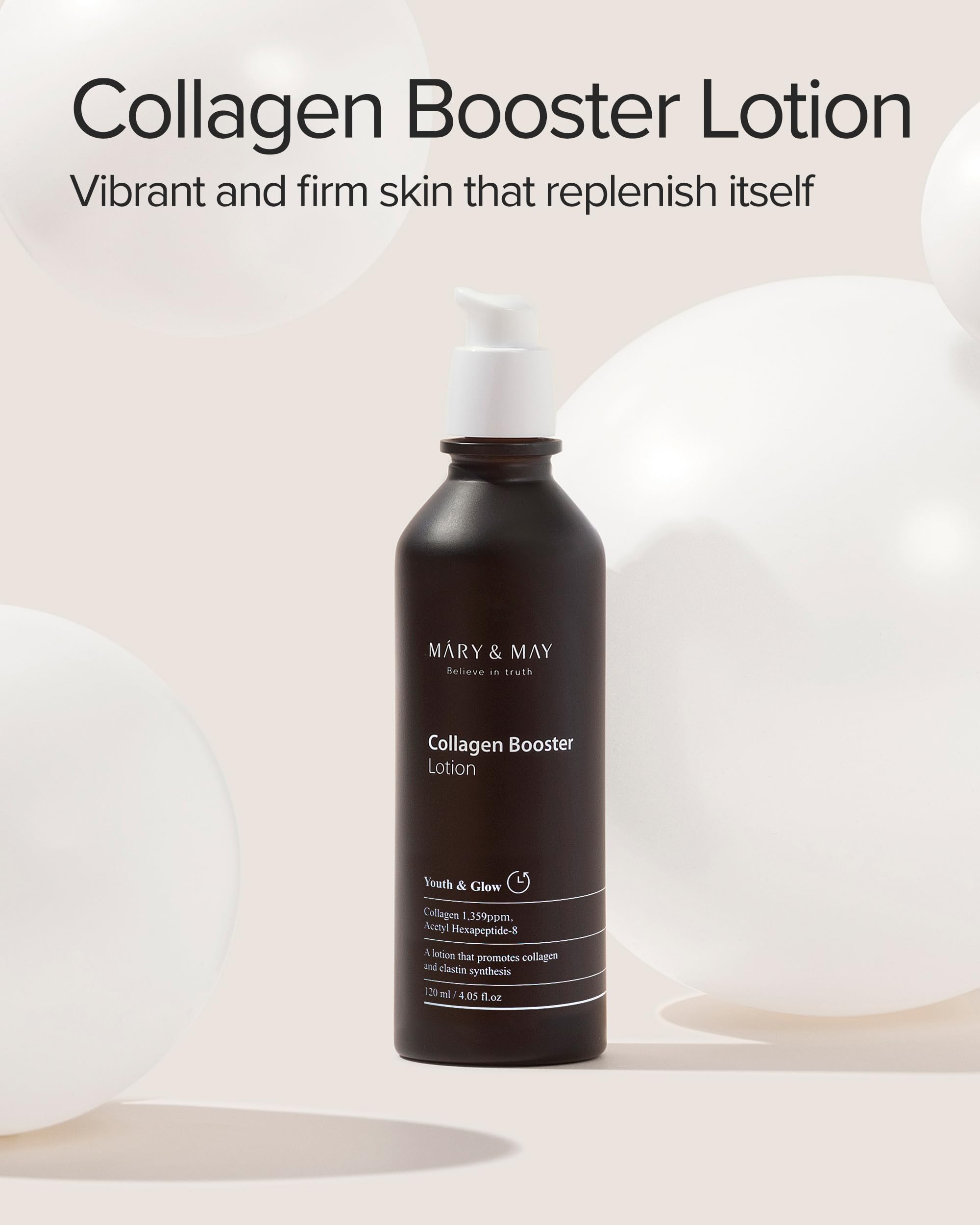 Foto 2 | Loción Reafirmante Antienvejecimiento Mary&may Colágeno Booster 120 Ml - Venta Internacional.