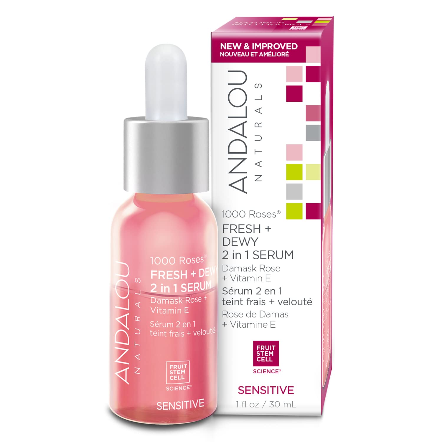 Foto 2 pulgar | Sérum Andalou Naturals 1000 Roses  Fresh + Dewy 2 En 1 - Venta Internacional.