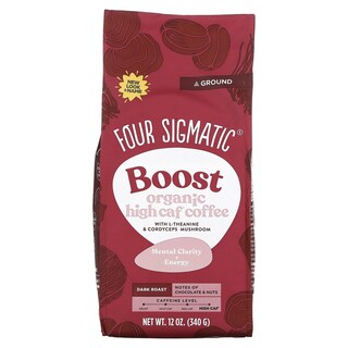 Foto 1 | Café Four Sigmatic Boost Organic High Caf Con L-teanina Y Cordyceps 340 G - Venta Internacional.